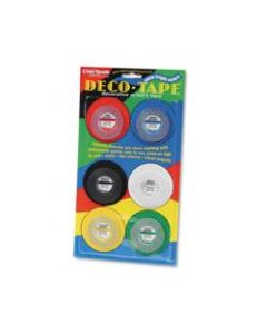 Chartpak Deco Bright Decorative Tape, Assorted Colors