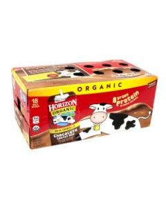 Horizon Organic Chocolate Low-Fat Milk Boxes, 8 Fl Oz, Pack Of 18