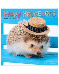 TF Publishing Animal Wall Calendar, 12in x 12in, Happy Hedgehogs, January To December 2022