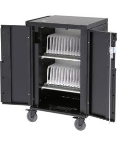 Bretford CoreX Cart - 2 Shelf - Steel - 33.2in Width x 25.8in Depth x 44.5in Height - For 24 Devices