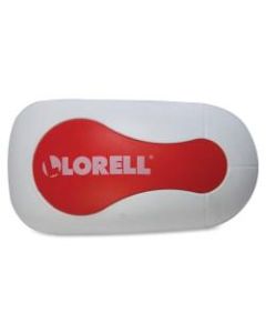 Lorell Magnetic Rare Earth Dry-Erase Board Eraser, Red/White