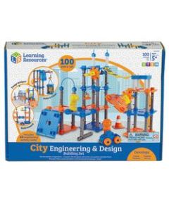 Learning Resources City Engineering & Design 100-Piece STEM Building Set