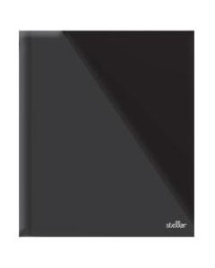 Office Depot Brand Stellar Laminated 3-Prong Paper Folder, Letter Size, Black