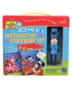 Educational Insights Hot Dots Jr. Interactive Storybooks - 4 Book Set with Ace-the Talking, Teaching Dog Pen