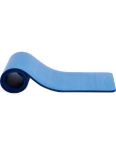 GoFit GF-PMAT Pilates Mat - Floor - 72in Length x 24in Width x 0.50in Thickness - Blue