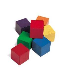 Learning Resources 1in Wooden Color Cubes, Grades Pre-K-2, Pack Of 102