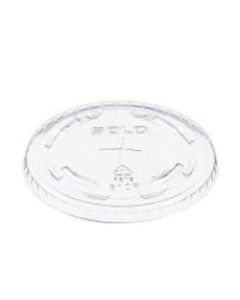 Dart Clear Plastic Lids For 10 Oz Cups, Case Of 1,000