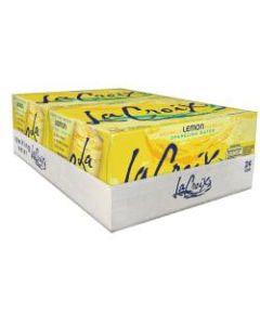 LaCroix Core Sparkling Water with Natural Lemon Flavor, 12 Oz, Case of 24 Cans