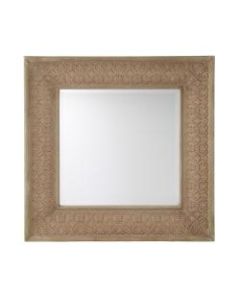 SEI Dyerlane Decorative Wall Mirror, 36-1/4in x 36in, Weathered Gray