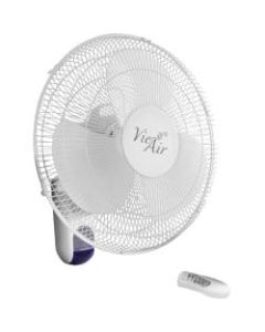Vie Air 16in Pedestal Wall Fan, White