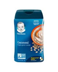 Gerber 1st Foods Cereal, Oatmeal, 8 Oz, Pack Of 6 Containers