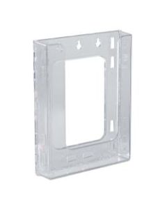 Azar Displays Single Bifold Modular Wall-Mount Brochure Holders, 8-1/2inH x 6-5/8inW x 1-1/2inD, Clear, Pack Of 10 Holders