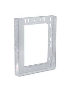 Azar Displays Single Letter Wall-Mount Modular Acrylic Brochure Holders, 11-1/4inH x 9-1/8inW x 1-1/2inD, Clear, Pack Of 10 Holders