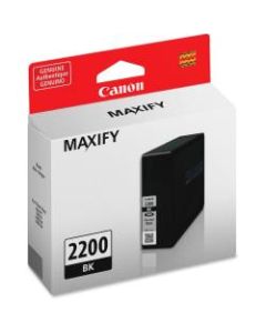 Canon PGI-2200 BK Original Ink Cartridge - Inkjet - 2500 Pages - Black - 1 Each