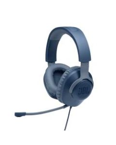 JBL Quantum 100 Wired Over-Ear Gaming Headset, Blue