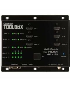 Gefen 4x2 Matrix for HDMI with Ultra HD 4K x 2K Support - 3840 &times; 2160 - 4 x 2 - 2 x HDMI Out