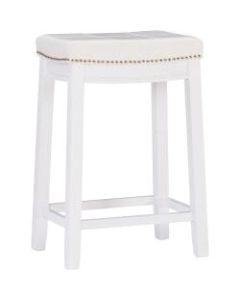 Linon Walker Counter Stool, White