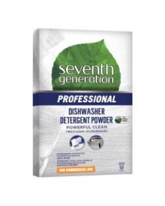 Seventh Generation Free & Clear Natural Automatic Dishwasher Powder, Unscented, 75 Oz Box, Pack Of 8 Boxes