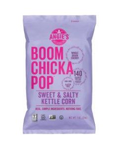 Angies BOOMCHICKAPOP Popcorn - Gluten-free, Non-GMO - Sweet and Salty, Kettle Corn - 1 oz - 24 / Carton