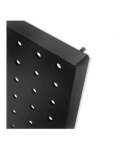 Azar Displays Pegboard Wall Panels, 20-5/8inH x 8inW x 7/8inD, Black, Pack Of 2 Panels