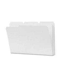 Smead 1/3-Cut 2-Ply Color File Folders, Legal Size, White, Box Of 100