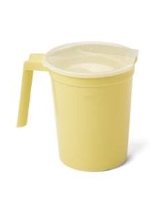 Medline Non-Insulated Plastic Pitchers, 32 Oz, Gold, Pack Of 100