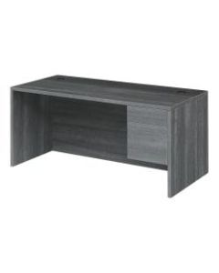 HON 10500 Series 72inW 2-Drawer Right-Pedestal Desk, Sterling Ash