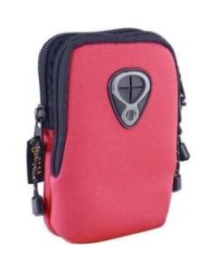 Inland Carrying Case Camera - Red - Tear Resistant Interior, Wear Resistant Interior - Neoprene - Belt Loop