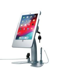 CTA Digital Anti Theft Security Kiosk Stand?For Ipad 2-4 & Ipad Air 1-2 - Up to 9.7in Screen Support - 8.5in Height x 15in Width x 10.5in Depth - Desktop, Countertop - Aluminum, Cast Aluminum