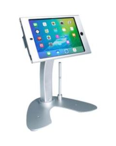 CTA Digital Anti-Theft Security Kiosk Stand for iPad mini 1-4 - Up to 13in Screen Support - 10.5in Height x 8.5in Width x 10.8in Depth - Desktop, Countertop - Aluminum, Cast Aluminum - Silver