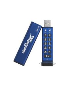 iStorage datAshur PRO - USB flash drive - encrypted - 128 GB - USB 3.0 - FIPS 140-2 Level 3