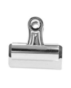 Elmers Grip Bulldog Clips - 3in Width - 1in Size Capacity - 12 / Box - Silver - Steel