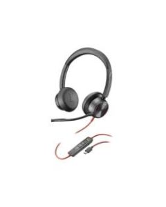 Poly Blackwire 8225 - Headset - on-ear - wired - active noise canceling - USB-C
