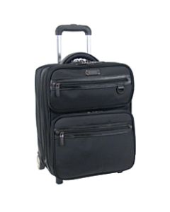 Kenneth Cole Reaction Vertical Wheeled Overnighter For Laptops Up To 17in, Black