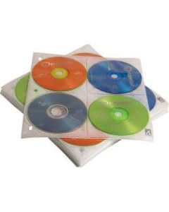 Case Logic Prosleeves For CD Binders, 200-Disc Capacity, White