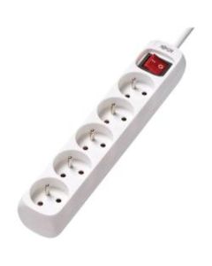 Tripp Lite Protect It! PS5F15 5-Outlets Power Strip - French - 5 x French/Belgian - 4.92 ft Cord - 16 A Current - 230 V AC Voltage - Desk Mountable, Wall Mountable - White