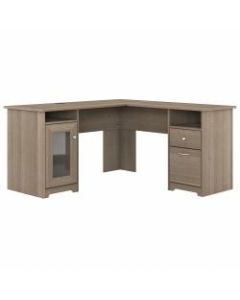 Bush Furniture Cabot 60inW L-Shaped Computer Desk, Ash Gray, Standard Delivery