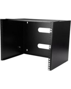 StarTech.com 8U 12in Deep Wallmounting Bracket for Patch Panel - Wallmount Bracket - Mount equipment that is up to 12 inches deep such as patch panels or network switches to your wall - 8U design - Works with shallow rack-mount equipment