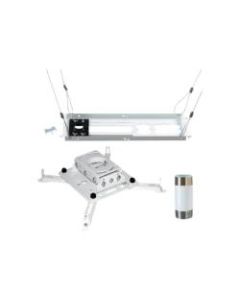 Chief KITPS006W - Mounting kit (extension column, ceiling mount, suspended ceiling plate) for projector - white - ceiling mountable