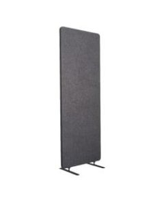 Luxor RECLAIM Acoustic Privacy Expansion Panel, 66inH x 24inW, Slate Gray