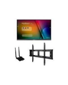 Viewsonic IFP7550-E1 - 75in ViewBoard 4K Ultra HD Interactive Flat Panel Bundle - 75in LCD - ARM Cortex A53 1.20 GHz - 2 GB - Infrared