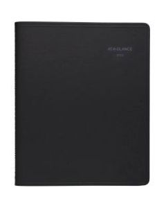 AT-A-GLANCE QuickNotes Weekly/Monthly Planner, 8in x 10in, Black, January To December 2022, 760105