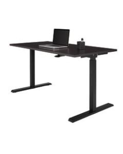 Realspace Magellan Pneumatic Height-Adjustable Standing Desk, 60inW, Espresso