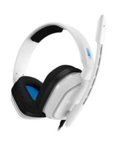Astro A10 Gaming Headset - Stereo - Mini-phone (3.5mm) - Wired - 32 Ohm - 20 Hz - 20 kHz - Over-the-head - Binaural - Circumaural - Uni-directional Microphone - White