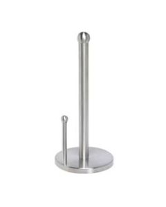 Honey-Can-Do Paper Towel Holder, 14inH x 6 1/8inW x 6 1/8inD, Stainless Steel