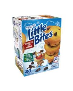Entenmanns Little Bites Chocolate Chip Muffins, Pack Of 20 Pouches