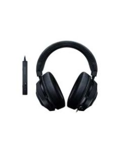 Razer Kraken Tournament Edition Headset - Stereo - Mini-phone (3.5mm), USB - Wired - 32 Ohm - 12 Hz - 28 kHz - Over-the-head - Binaural - Circumaural - 4.27 ft Cable - Uni-directional, Electret, Condenser Microphone - Black