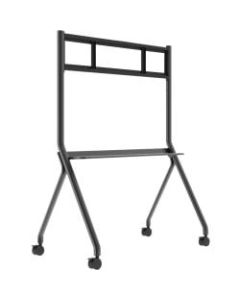Viewsonic VB-STND-005 - VB-STND-005 slim trolley cart - Up to 98in Screen Support - 220 lb Load Capacity - 62.9in Height x 45.7in Width x 26in Depth