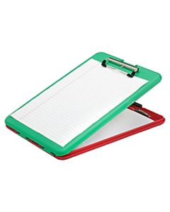 SKILCRAFT Portable Desktop Clipboard, 9inH x 13inW x 1inD, Green/Red