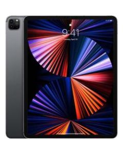Apple iPad Pro (5th Generation) Tablet - 12.9in - 8 GB RAM - 256 GB Storage - iPadOS 14 - 5G - Space Gray - Apple M1 SoC Octa-core - 2732 x 2048 - Cellular Phone Capability - 12 Megapixel Front Camera - 9 Hour Maximum Battery